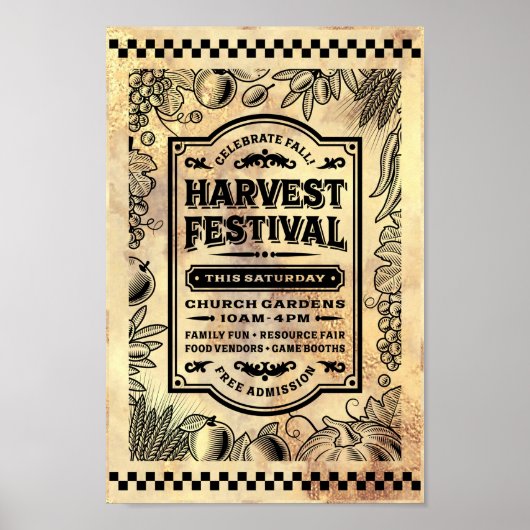 HARVEST FESTIVAL POSTER (Voorkant)