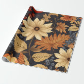 Harvest Floral Symphony Cadeaupapier (Uitgerold)