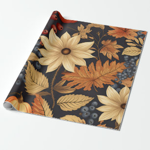 Harvest Floral Symphony Cadeaupapier