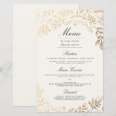 Harvest Flowers Weddenningmenu (Voorkant / Achterkant)