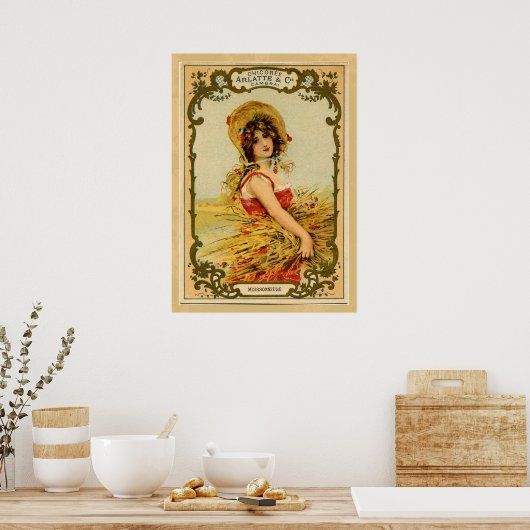 Harvest Girl Poster (Keuken)