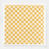 Harvest Gold Gingham Servet (Voorkant)