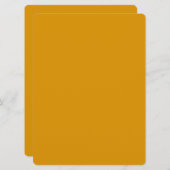 Harvest Gold Rond Flat Card (Voorkant / Achterkant)