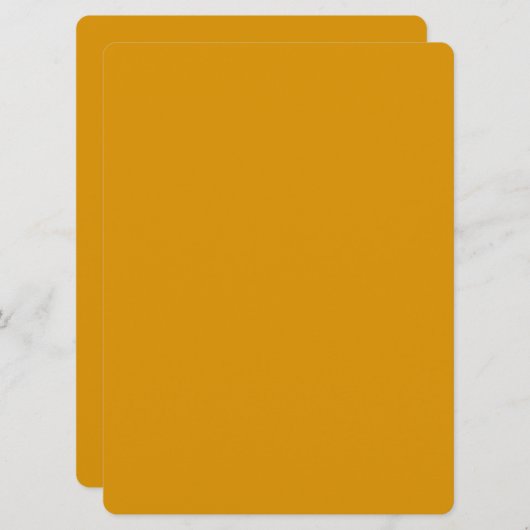 Harvest Gold Rond Flat Card (Voorkant / Achterkant)