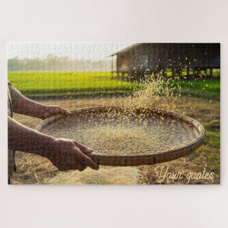 Harvest Grain, Rice Field Legpuzzel