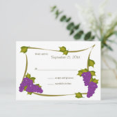 Harvest Grapes Response Kaart (Staand voorkant)