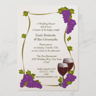 Harvest Grapes Vrijgezellenfeest Kaart