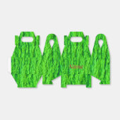 Harvest Green Grass Seed Photo Name Bedankdoosjes (Uitgevouwen)