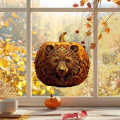 Harvest Guardian Beer  herfstpompoenkunst Raamsticker