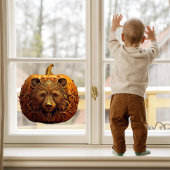 Harvest Guardian Beer  herfstpompoenkunst Raamsticker