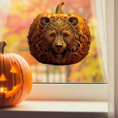 Harvest Guardian Beer  herfstpompoenkunst Raamsticker