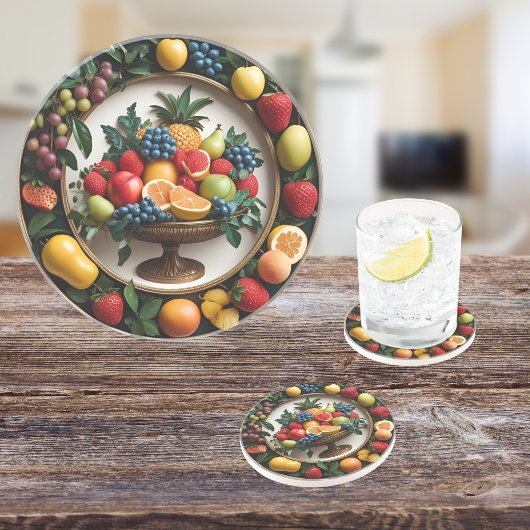 Harvest Halo Round Sandstone Zandsteen Onderzetter