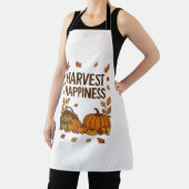 Harvest Happiness - Herfstpompoen & herfstbladeren Schort (Insitu)