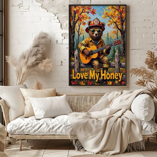 Harvest Harmony: Beer's bladerrijke ballade Poster