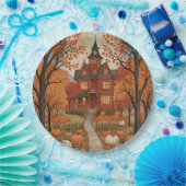 Harvest Haunt Papieren Bordje (Feest)