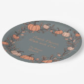 Harvest Hearth (grijs) Papieren Bordje (Gekanteld)