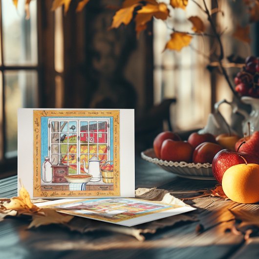Harvest Home Inspirerend Briefkaart