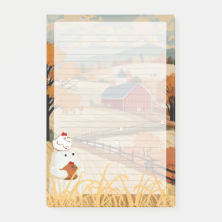 Harvest Home - Mooie Geest Gelinieerd Schrijfpapie Post-it® Notes
