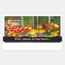 Harvest Home ~ Rechthoekig ticker Rechthoekige Sticker