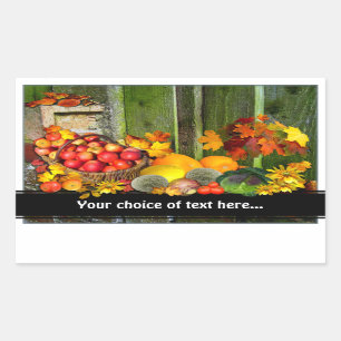 Harvest Home ~ Rechthoekig ticker Rechthoekige Sticker