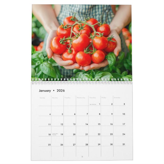 Harvest in Hand – A Year of Vegetables Kalender (Jan 2026)