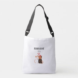 Harvest Joy Kat Schoudertas – Cozy Herfst Design  Crossbody Tas
