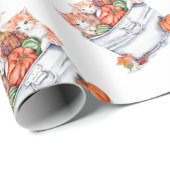 Harvest Kittens Cadeaupapier (Rol Hoek)