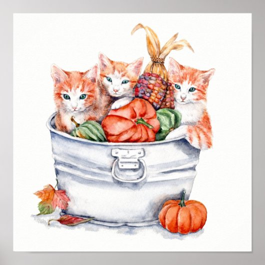 Harvest Kittens Poster (Voorkant)