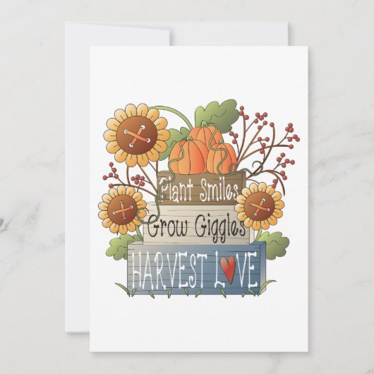 Harvest Love Kaart (Voorkant)