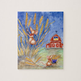 "Harvest Mice" 110-stuk Jigzaag Puzzle Legpuzzel
