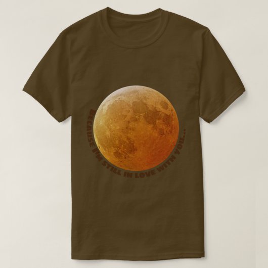 Harvest Moon afbeelding en tekst T-shirt (Design voorkant)