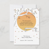 Harvest Moon Bereavement - Hartelijk dank Kaart (Voorkant)