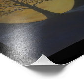 Harvest Moon Foto Afdruk (Hoek)