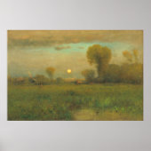 Harvest Moon - George Inness Fine Art Poster (Voorkant)