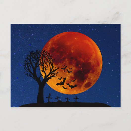 Harvest Moon Halloween Briefkaart (Voorkant)