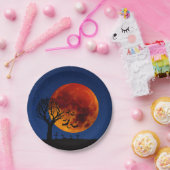 Harvest Moon Halloween Papieren Bordje (Feest)