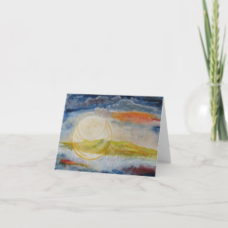 "Harvest Moon" Opmerking Kaart