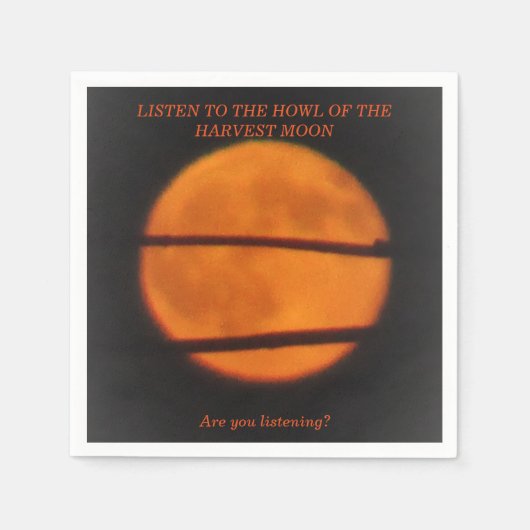 Harvest Moon Party servetten (Voorkant)