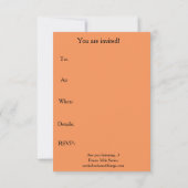 Harvest Moon - Prairie Mile - uitnodiging (Achterkant)