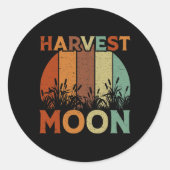  Harvest Moon Ronde Sticker (Voorkant)