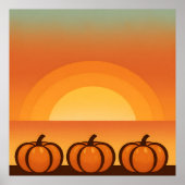 Harvest Moon Stripes Poster (Voorkant)