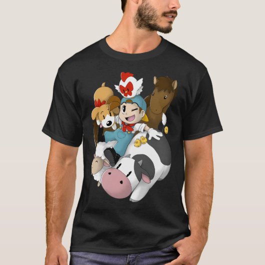 Harvest Moon (Terug naar Natuur) T-shirt (Voorkant)