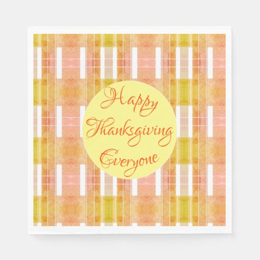 Harvest Moon Thanksgiving Pset Paper Napkins Servet (Voorkant)