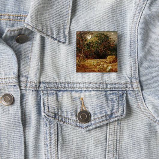 Harvest Moon Vierkante Button 5,1 Cm (In situ)