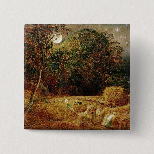 Harvest Moon Vierkante Button 5,1 Cm (Voorkant)