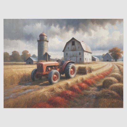 Harvest Morning Decoupage Tissuepapier (Voorkant)