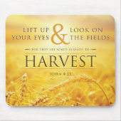 Harvest Mousepad - John 4:35 Bijbelversie Muismat (Voorkant)