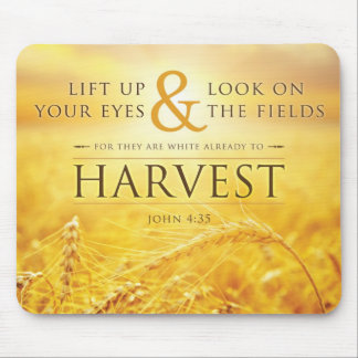 Harvest Mousepad - John 4:35 Bijbelversie Muismat
