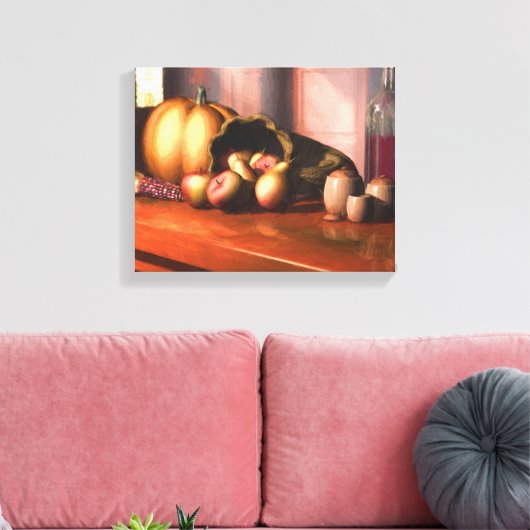 Harvest nog steeds Life Wrapped Canvas Print (Insitu (Woonkamer))