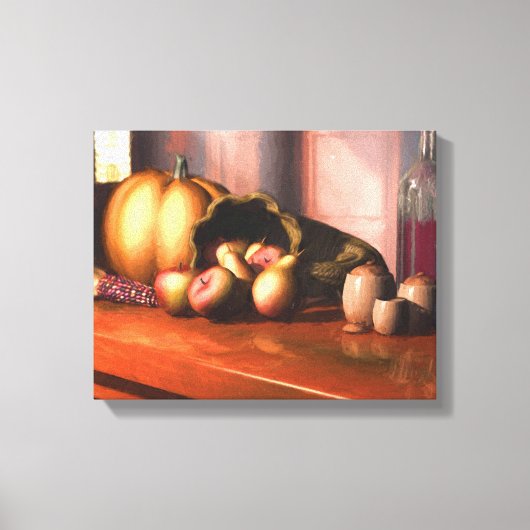 Harvest nog steeds Life Wrapped Canvas Print (Voorkant)
